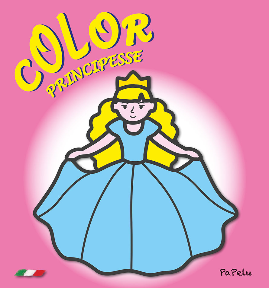 Copertina Color Principesse - PaPelu, Libri per Bambini e Bambine