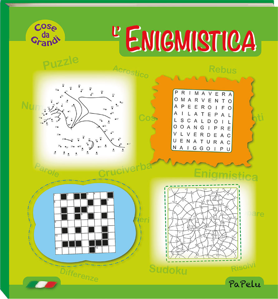 Copertina L'Enigmistica - PaPelu, Libri per Bambini e Bambine
