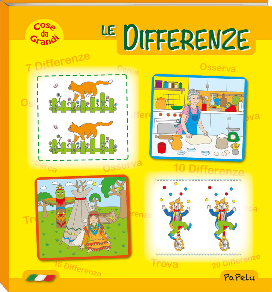 Copertina Le Differenze - PaPelu, Libri per Bambini e Bambine
