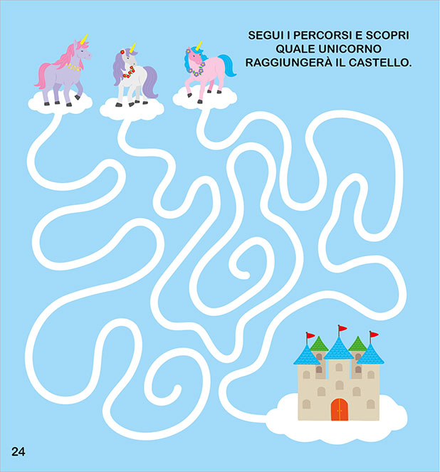 40 Giochi - Gli Unicorni - PaPelu, Libri per Bambini e Bambine