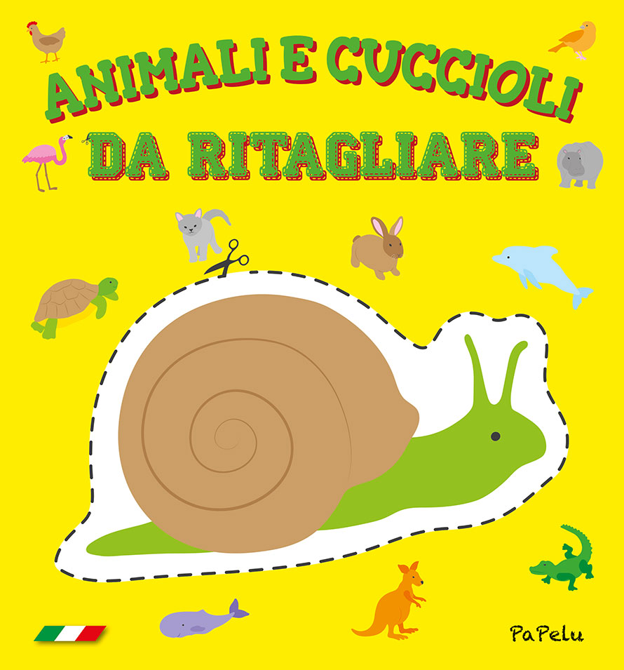 Copertina Animali e Cuccioli da Ritagliare - PaPelu, Libri per Bambini e Bambine