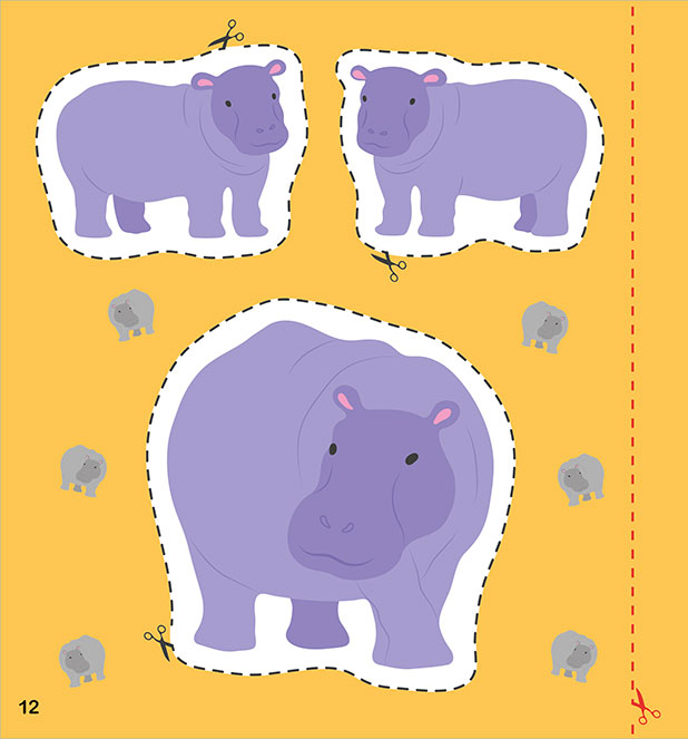 Animali e Cuccioli da Ritagliare - PaPelu, Libri per Bambini e Bambine
