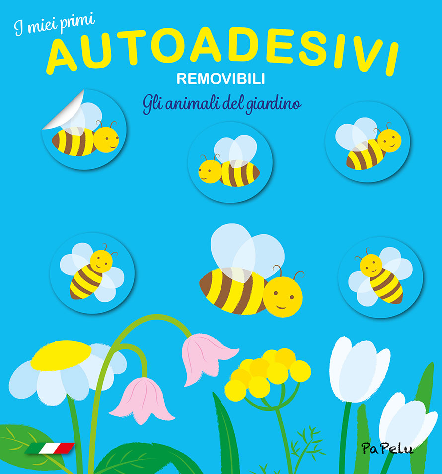 Copertina I Miei Primi Autoadesivi Removibili Gli Animali del Giardino - PaPelu, Libri per Bambini e Bambine