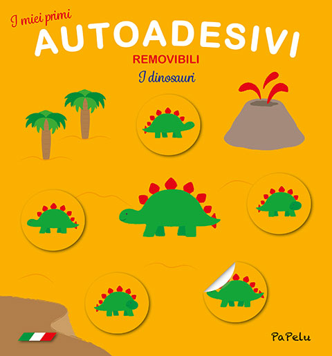 I Miei Primi Autoadesivi Removibili i Dinosauri - PaPelu