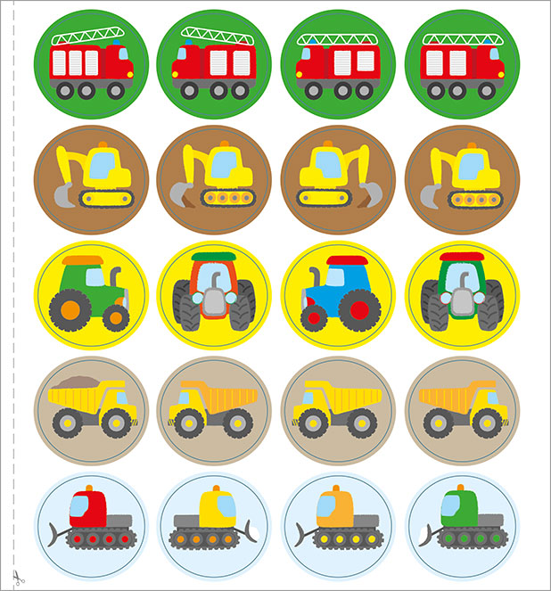 I Miei Primi Autoadesivi Removibili I Mezzi da Lavoro - PaPelu, Libri per Bambini e Bambine