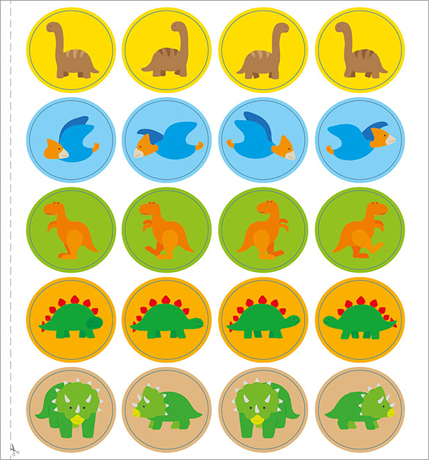 I Miei Primi Autoadesivi Removibili i Dinosauri - PaPelu, Libri per Bambini e Bambine