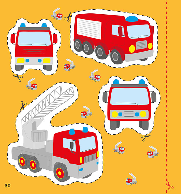 Mezzi di Trasporto da Ritagliare - PaPelu, Libri per Bambini e Bambine