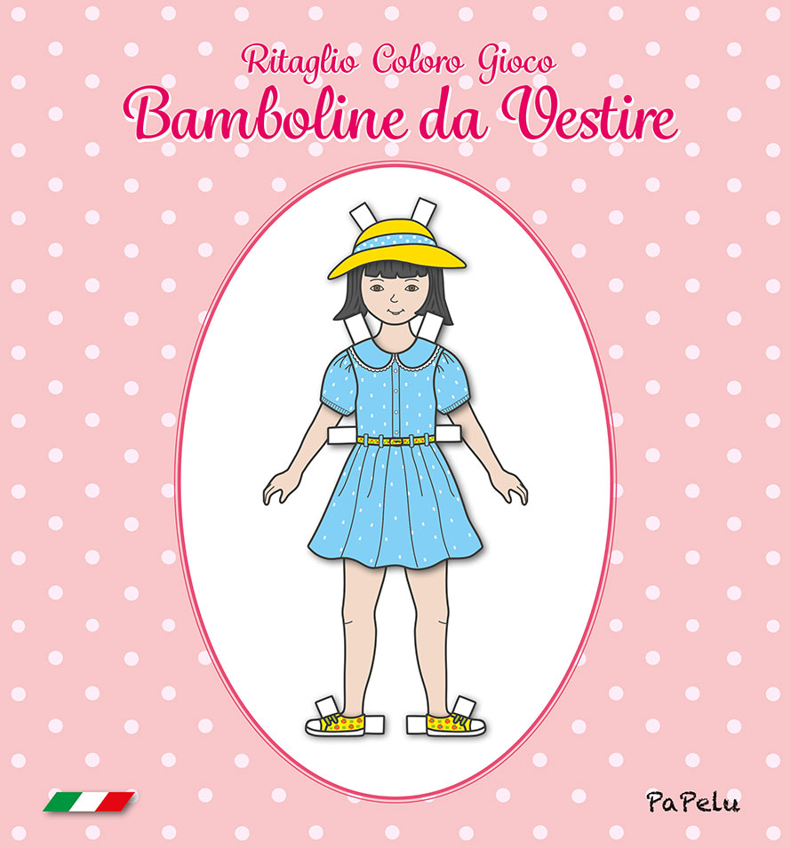 Copertina Ritaglio Coloro Gioco Bamboline da Vestire - PaPelu, Libri per Bambini e Bambine
