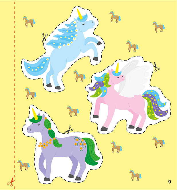 Un Mondo di Unicorni da Ritagliare - PaPelu, Libri per Bambini e Bambine