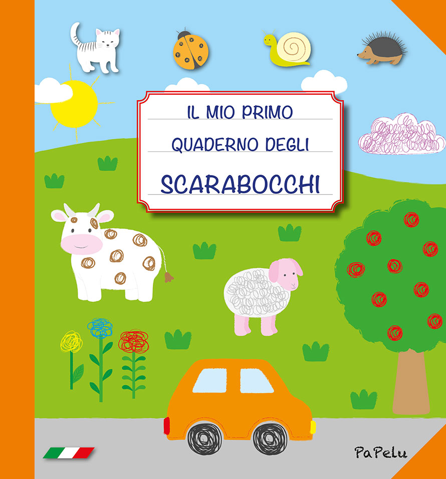 Copertina Il mio Primo Quaderno degli Scarabocchi - PaPelu, Libri per Bambini e Bambine