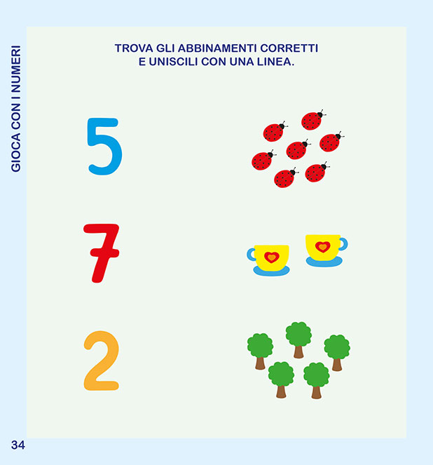 Il mio Primo Quaderno dei Numeri 2.0 - PaPelu, Libri per Bambini e Bambine