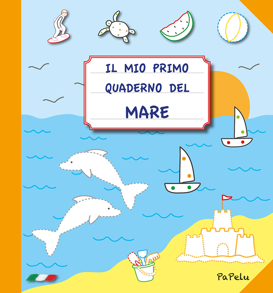 Copertina Il mio Primo Quaderno del Mare - PaPelu, Libri per Bambini e Bambine