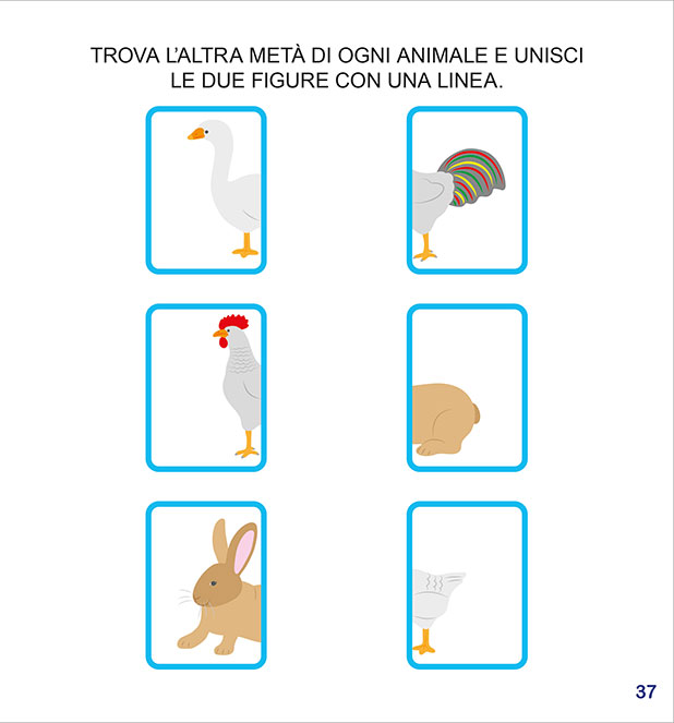 Imparo Coloro Gioco gli Animali della Fattoria - PaPelu, Libri per Bambini e Bambine